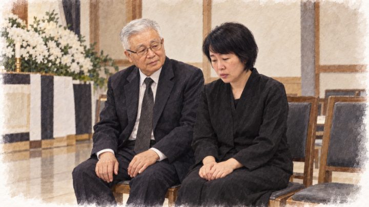 작은딸의 시아버지 빈소에 가장 먼저 달려와 딸 곁을 묵묵히 지키는 배병희